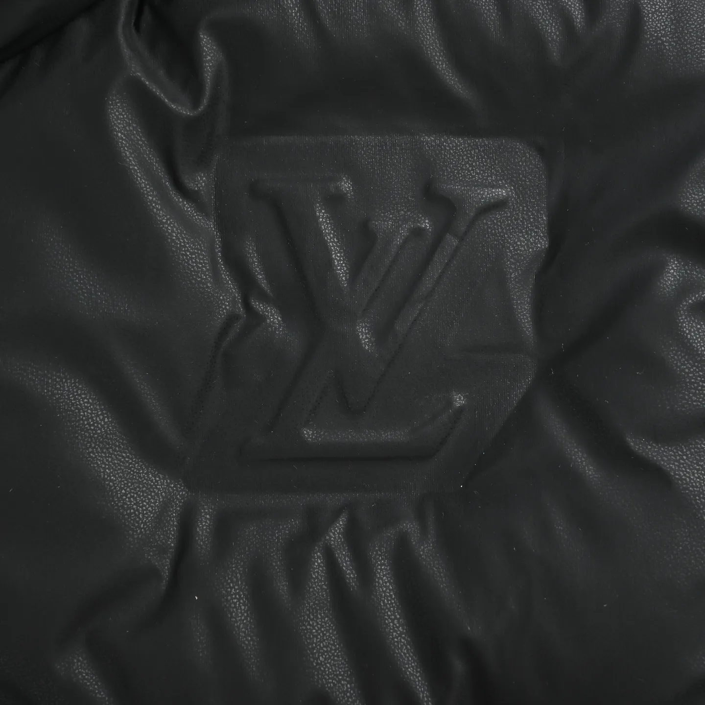 Louis Vuitton/Embossed Louis Vuitton Embossed Hooded Down Vest